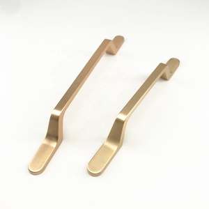 Manija y perillas CX154 Muebles Herrajes de latón Tirador de zinc dorado Perilla de puerta única Accesorios Manijas para gabinete Cocina - Product Image 1