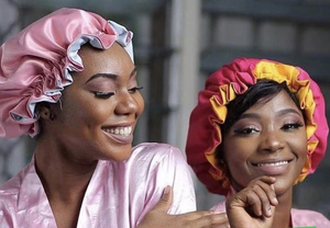 Cuffie per Capelli in Raso di Seta 100% Reversibili, Vendita all'Ingrosso, Protezione per Capelli, Cuffie Coordinato Mamma e Figlia - Product Image 5