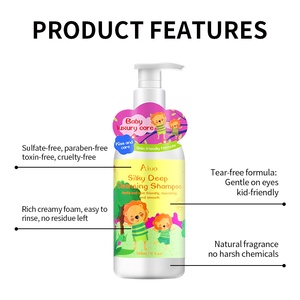 Shampoo pour enfants, nettoyage <span class=keywords><strong>doux</strong></span>, nourrissant, respectueux du cuir chevelu, lissant, pour les soins quotidiens - Product Image 3