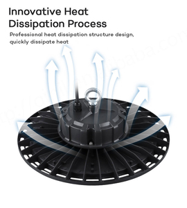 Fabriqué en Chine IP65 étanche sans poussière UFO haute baie lampe 100W 150W 200W 300W entrepôt atelier éclairage - Product Image 3