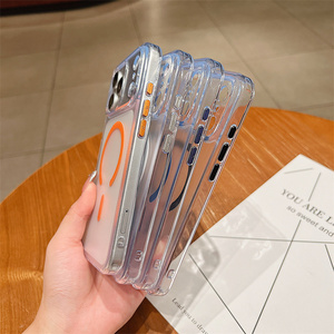 <span class=keywords><strong>Coque</strong></span> magnétique de luxe translucide mate avec protection d'objectif pour <span class=keywords><strong>iPhone</strong></span> 16 17 Pro Max, étui transparent avec bouton d'<span class=keywords><strong>action</strong></span> pour appareil photo - Product Image 5