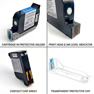 <span class=keywords><strong>Cartouche</strong></span> d'<span class=keywords><strong>encre</strong></span> pour imprimante jet d'<span class=keywords><strong>encre</strong></span> Tij sur <span class=keywords><strong>commande</strong></span> en gros, blanc et noir, 12,4 mm/25,4 mm, pour imprimante jet d'<span class=keywords><strong>encre</strong></span> portable en ligne - Product Image 6