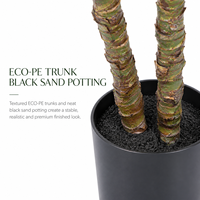 Arbre Bonsaï Artificiel en Sisal Ignifuge et Anti-UV, Accessoires de Jardin, Décoration d'Entrée, Décoration de Mariage Automnal, Vente Directe Usine