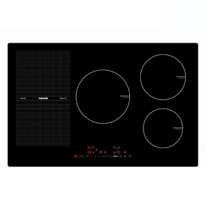 Table de cuisson électrique à <span class=keywords><strong>induction</strong></span> double flexible à 5 brûleurs de <span class=keywords><strong>90</strong></span> <span class=keywords><strong>cm</strong></span> - Product Image 2