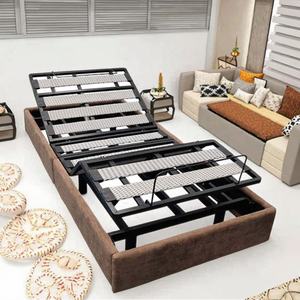 <span class=keywords><strong>Lit</strong></span> réglable électrique <span class=keywords><strong>de</strong></span> luxe <span class=keywords><strong>en</strong></span> métal moderne avec télécommande pour appartement, chambre à coucher, salon, école, hôtel - Product Image 6