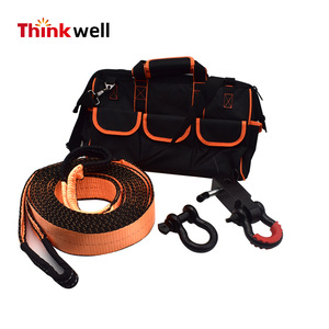 Kit de Cuerda de Remolque Thinkwell con Grilletes y Bolsa de Almacenamiento para Recuperación de Vehículos Todoterreno - Product Image 1