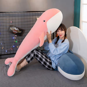 New Large Cute Simulation <strong>Whale</strong> <strong>Plush</strong> Pillow <strong>Toys</strong> Children's Sofa bed Doll Birthday Gift for Kids - Product Image 5