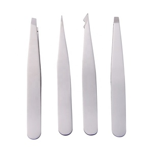 Pinzette Professionali Multiuso per Sopracciglia, Strumento di Trucco all'Ingrosso per la Rimozione di Peli Facciali, Punte Appuntite e Inclinate - Product Image 1