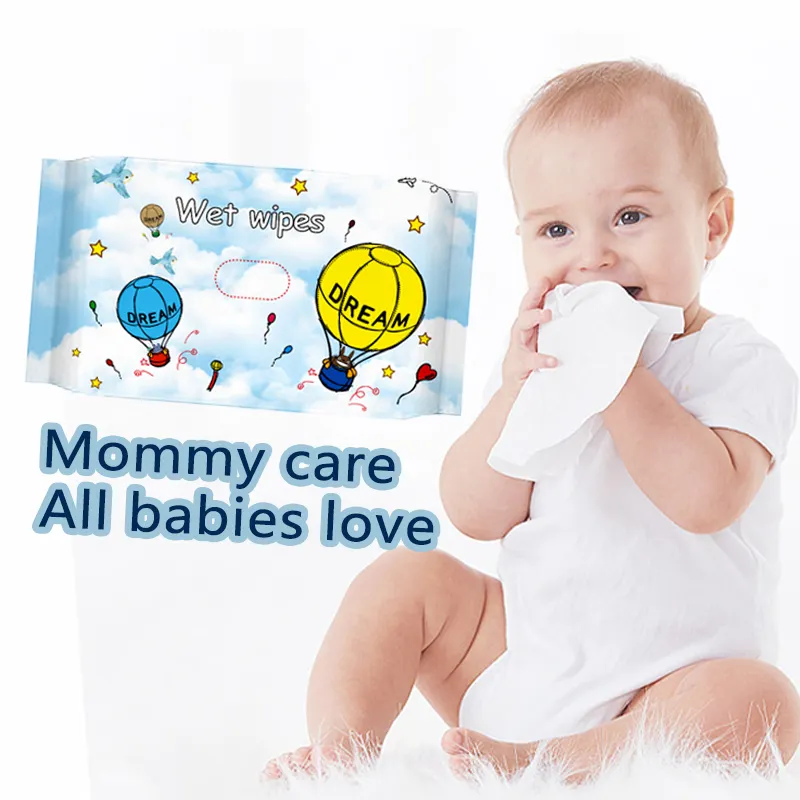 Oem Productie Fabricage Van Logo Hand Mond Scheet Zuinige En Betaalbare Grote Zak Van Baby Schone Natte Doekjes