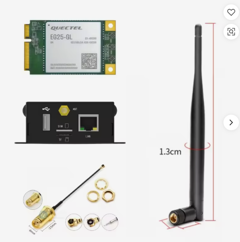 Industrial IoT Gateway Ubuntu 24.04 Linux PC With 4G LTE GPS WiFi Ethernet RS232 RS485 Industrial Modbus TCP Gateway