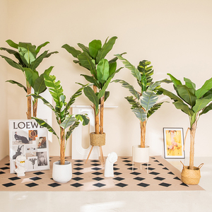 Offre Spéciale : Grand Arbre <span class=keywords><strong>Bananier</strong></span> Artificiel de 180 cm pour la Décoration Intérieure et Extérieure des Centres Commerciaux - Product Image 5