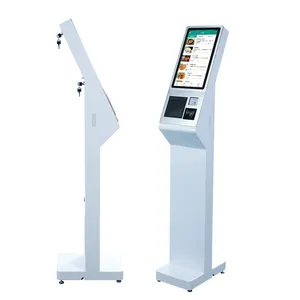 15.6 inch interactive Android win 10 linux USB touch screen information kiosk with camera