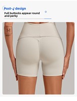 Shorts de yoga solides, ajustés, avec panneau invisible, anti-transpiration, taille élastique mi-haute, ensemble deux pièces en Spandex/Nylon 3098+8047
