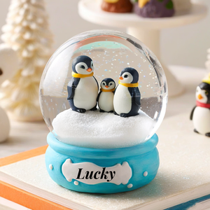 Regalo Souvenir in resina animale palla di neve nuovo Design personalizzato carino cane globo di neve decorazione per la casa regalo di compleanno - Product Image 2