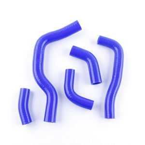 Manguera de Radiador de Silicona Compatible con <span class=keywords><strong>HONDA</strong></span> CRF450R <span class=keywords><strong>CRF</strong></span> <span class=keywords><strong>450</strong></span> R <span class=keywords><strong>2005</strong></span> 2006 2007 2008 - Product Image 4
