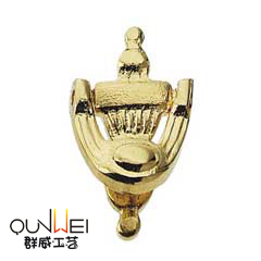 Vàng Kim Loại Nhà Búp Bê Knocker Thu Nhỏ 1:12 Dollhouse Thu Nhỏ Đồ Nội Thất Phần Cứng Với Pha Lê - Product Image 6