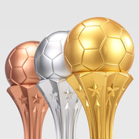 Trofeo de Fútbol Personalizado de Gran Tamaño, Premio Bota de Oro, para el Jugador Más Valioso o Portero, Evento Deportivo, Club, Resina con Baño de Oro