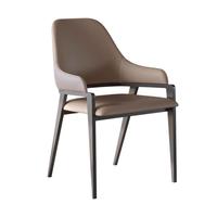 Chaise de salle à manger portable en bois de style italien moderne et minimaliste JP, avec dossier haut de gamme, pour la maison
