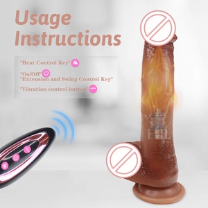 Jouets sexuels vibrants étanches en silicone liquide souple, pénis artificiel réaliste, gode masculin avec ventouse puissante pour femmes - Product Image 2