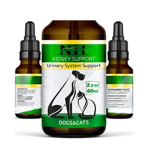 OEM/ODM Hot Selling Tier gesundheits ergänzungen Nieren unterstützung Pet Drop Harn system Unterstützung Pet Bladder Drops