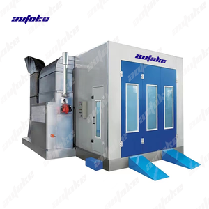 Sang trọng 8m * 5.4m * 3.4M ô tô phun gian hàng DIESEL sưởi ấm xe sơn lò với hệ thống chiếu sáng LED - Product Image 3