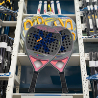 Raquettes de tennis Qingyu Palas 2025, 12k en fibre de carbone, fibre de verre, EVA, légères, professionnelles, logo personnalisé, raquettes de padel pour enfants