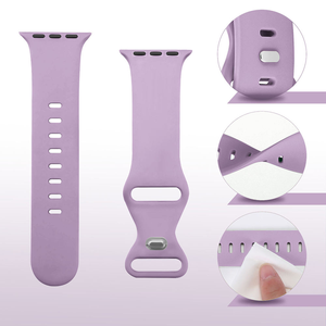 Correa de Repuesto Deportiva de Silicona Suave Compatible con <span class=keywords><strong>Apple</strong></span> <span class=keywords><strong>Watch</strong></span> Ultra Series 9 8 7 6 SE 38mm 41mm 44mm 45mm 49mm - Product Image 3