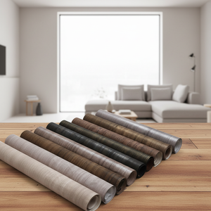 Papel impregnado con melamina de 60gsm, 70gsm y 80gsm, ecológico y moderno, personalizado de fábrica, para madera contrachapada de muebles de interior. - Product Image 1