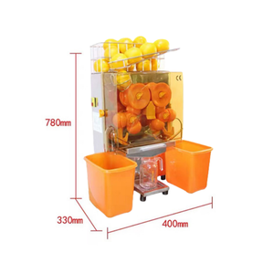 Nouvelle machine à jus d'orange automatique en acier inoxydable pour usage commercial, restaurant, moteur électrique 120W, 20 oranges/minute, 1 - Product Image 3