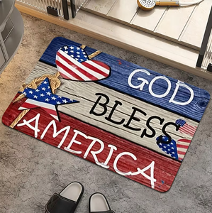 Alfombra de Baño Moderna, Sostenible y Ecológica, con Patrón Abstracto Rectangular, de Goma Absorbente Antideslizante, de 2.5 mm de Grosor, Fácil de Limpiar - Product Image 2