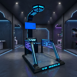Plateforme de jeu VR commerciale : Simulateur immersif de réalité virtuelle en position debout pour un joueur, borne d'arcade - Product Image 3
