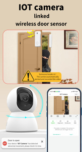Cámara de Seguridad Interior PTZ Wi-Fi TNTX C23 4MP, Sensor de Movimiento PIR, Sensores de Puerta, Material ABS, Detección de 10 m, Sistema de Alarma Inteligente Tuya - Product Image 4