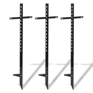 Metal Outdoor Yard Sign Stand Ground Stake Holder for Lawn <b>Garden</b> Parking Garage Use - Product Image 1