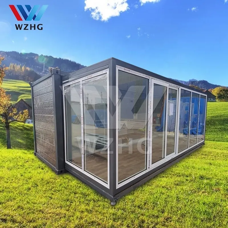 Modern Design Steel Structure Tiny Prefab Slide Out Container House For Living