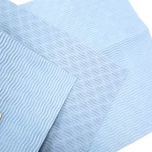 Tapis de yoga Xuhua Blue TPE 2 mm d'épaisseur, double face, gaufré, antidérapant, pour yoga et entraînement fitness - Product Image 5