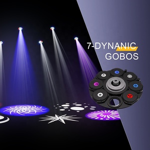 Sheled Led 3in1 300w sahne ışıkları ışın 300 işın ve spot & yıkama gökkuşağı renk hareketli kafa nokta Led siyah çerçeve kulübü bar düğün ışıkları - Product Image 3