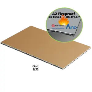 芯夹芯板实心PVDF辊涂外墙幕墙防火铝复合板建筑保温
