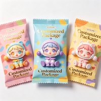Sachets scellés personnalisés imprimés sur mesure, sacs d'emballage en plastique sans frais de plaque pour cartes, autocollants, jouets, objets de collection, cadeaux, accessoires