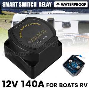 Aislador Inteligente de Batería Dual de 12V 140A, Relé Sensible al Voltaje VSR, Interruptor Inteligente para Automóviles, ATV, UTV, Barcos, RV, Camionetas - Product Image 1