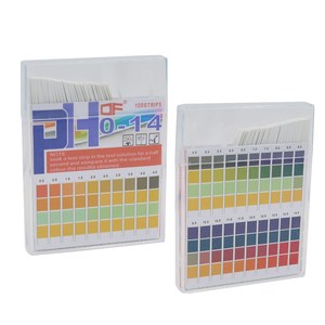 100pcs <span class=keywords><strong>PH</strong></span> Paper Tester 0-14 Paper Testing Litmus Gástrico Papel Água <span class=keywords><strong>PH</strong></span> Teste Tiras para Saliva Urina - Product Image 1