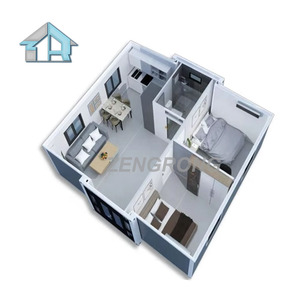 Maison de conteneur de vie modulaire en acier de 20 pieds <span class=keywords><strong>Kiosque</strong></span> pliant portable extensible et minimaliste pour une utilisation dans <span class=keywords><strong>la</strong></span> salle de bain d'appartement - Product Image 6
