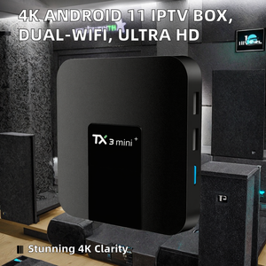 Décodeur TV intelligent 4 cœurs 64 bits <span class=keywords><strong>X96</strong></span> <span class=keywords><strong>Max</strong></span>+ Android 11 Amlogic avec Wi-Fi 2.4G/5G - Product Image 2