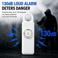 Dispositif d'alarme de sécurité personnel intelligent, son fort de 130 dB avec connexion Bluetooth, alarme de panique d'urgence pour les femmes qui font de la course à pied et voyagent
