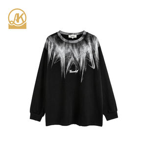 Camisetas de manga larga de <span class=keywords><strong>rugby</strong></span> vintage lavadas con logotipo personalizado <span class=keywords><strong>camiseta</strong></span> de <span class=keywords><strong>rugby</strong></span> con transferencia de diamantes de imitación de gran tamaño - Product Image 2