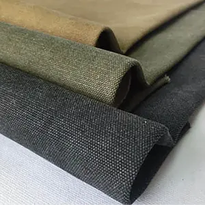 Wholesale Heavy Weight Wash Canvas 100% Cotton Woven Fabric For Shoes