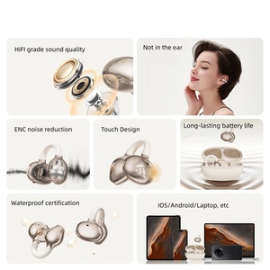 Auricolari <span class=keywords><strong>Wireless</strong></span> Sportivi CQ-13 con Rivestimento Metallico, Audio ad Alta Definizione APE SSQVP, Compensazione Migliorata, Cuffie In-Ear - Product Image 3