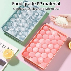 33 Ice Boll Hockey PP Mold Frozen Whiskey Ball Popsicle Ice Cube Tray <b>Box</b> Lollipop Making Gifts Kitchen <b>Tools</b> Accessories - Product Image 2