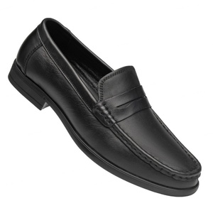 Luxury Men's 2025 Casual Leather Slip-On Loafers Breathable Office <b>Wedding</b> Business Formal <b>Flats</b> for Autumn Men's Casual Leather - Product Image 1