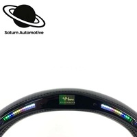 Adaptation de volant automobile en fibre de carbone avec LED pour Lexus LC300 LX570 LX600 IS LS RX LX GX450 GX460 IS250 IS300 NX GX RCF