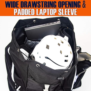 Mochila Grande y Resistente con Cierre de Cremallera para Transportar Equipo de <span class=keywords><strong>Hockey</strong></span>, Incluyendo <span class=keywords><strong>Patines</strong></span> - Product Image 4